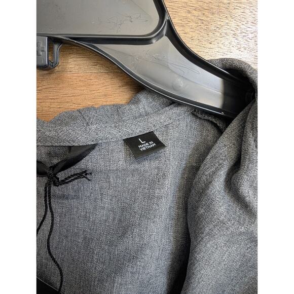 Travis Mathew MasterCraft Jacket Mens Large Dark Gray Balboa Hooded Full Zipper - Picture 4 of 4